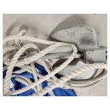 anchor, bag, rope