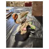 duck on driftwood