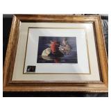 signed Dick Benson duck print/ stamp