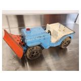 Tonka jeep with plow