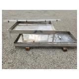 slide out tray from truck, aluminum