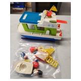 Fisher Price houseboat and accessories