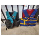 two life jackets