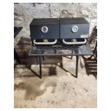 combo charcoal/gas grill