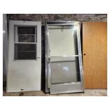 four used doors