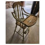 vtg high chair
