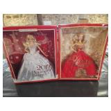 2013, 2014 Holiday Barbies