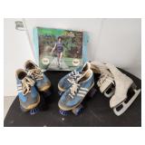 vtg roller skates and ice skates