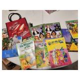 Oz coloring books, bags