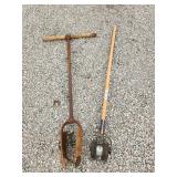 edger and post hole digger