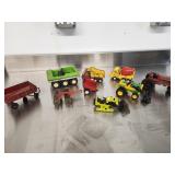 Tonka and other tractors, toys