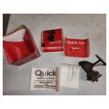 Quick 110 reel and box