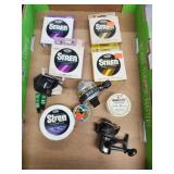 reels, fishing line