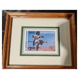 1981 framed duck stamp print