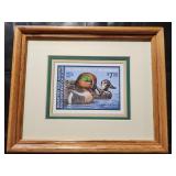 framed 1980 duck stamp print