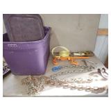 tote, chain, binder, strap