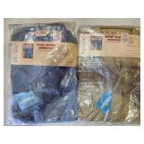 2 new short sleeve coveralls