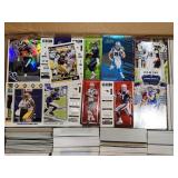 box of sports cards