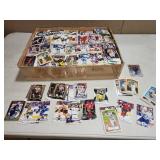 box of contemporary sports cards