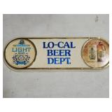 Lo-Cal  beer sign