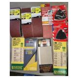 sand paper, sanding belts