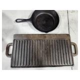 cast iron griddle and pan