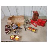 vtg tail lights, mirrors, reflectors