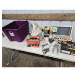 tote, seeder, brackets, misc