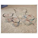 Pyrex & other measuring pitchers