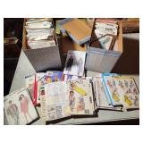 two boxes sewing patterns