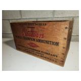 vtg Western Ammo crate