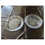 Fire King pie plate, casserole dish