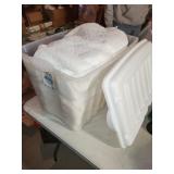 bedding and tote/lid