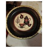 large tin serving tray