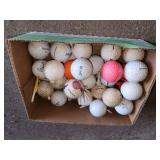 golf balls and tees