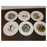 wildlife plates
