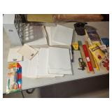 kids books, paper, lock