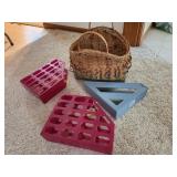 basket and magazine holders