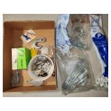 hose clamps, bolts