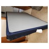 blue boxspring