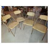 5 vtg Cosco folding chairs