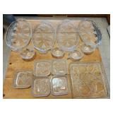 glass serving trays