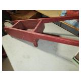wooden wheel barrow planter