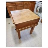 butcher block island