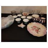 plates and stemware