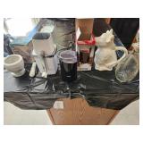 coffee mill, mortar & pestle
