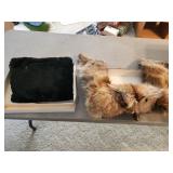 fur stoll and purse
