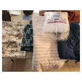blankets, pillow foam