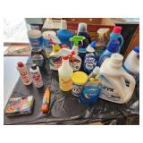 partial laundry & cleaning supplies