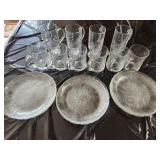 salad plates, mugs